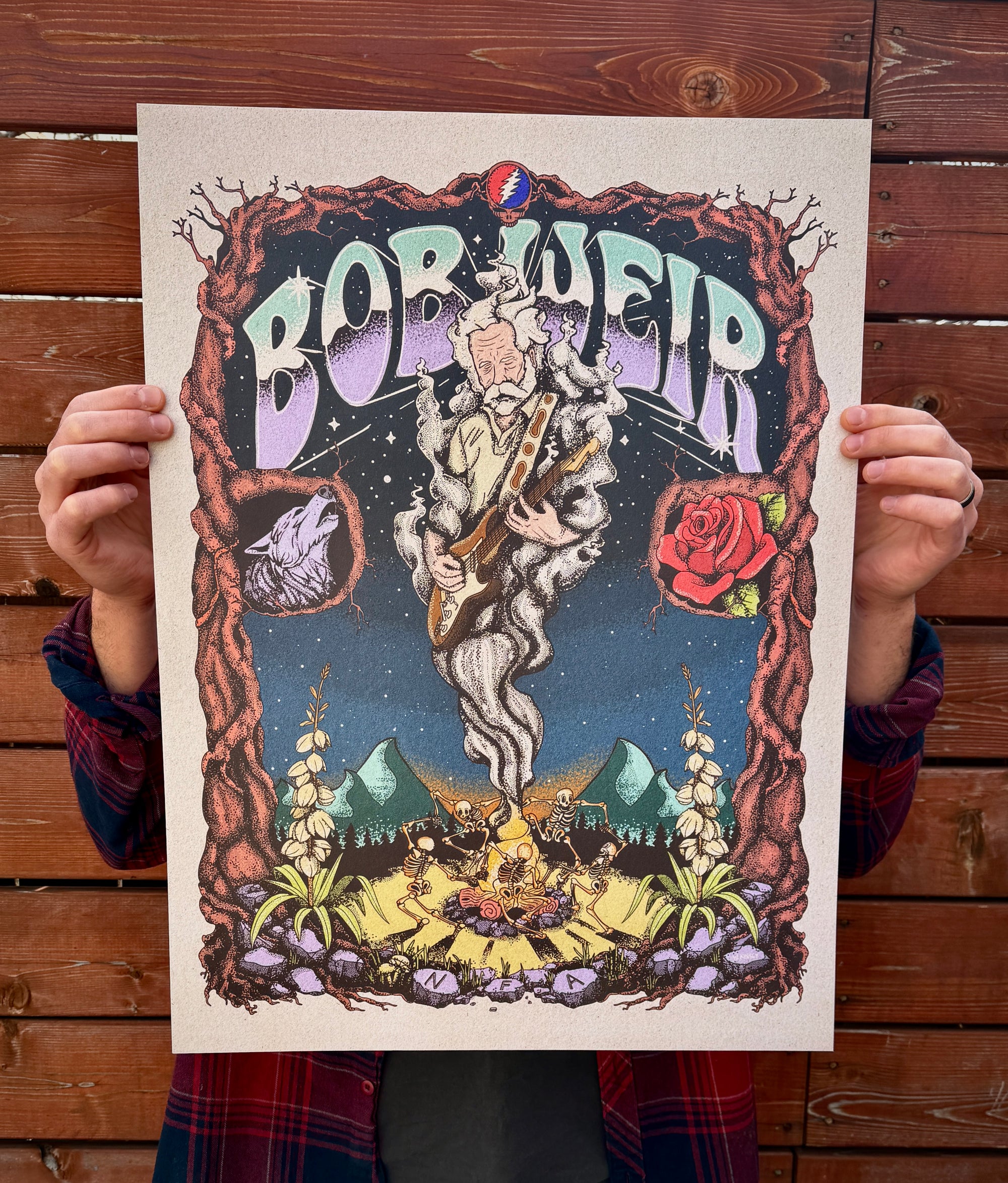 Bob Weir Tribute Poster