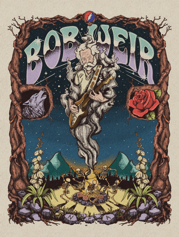 Bob Weir Tribute Poster